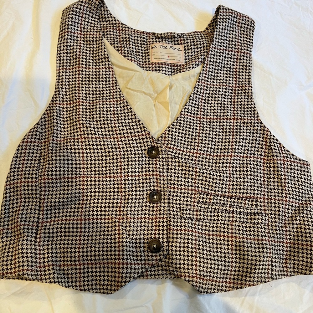 We the Free plaid vest